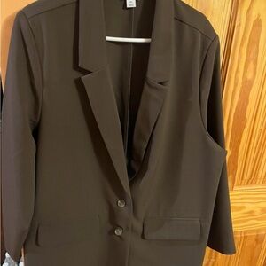 Old Navy Dark Brown Blazer